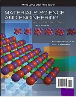 Textbook Cover of Materials Science and Engineering