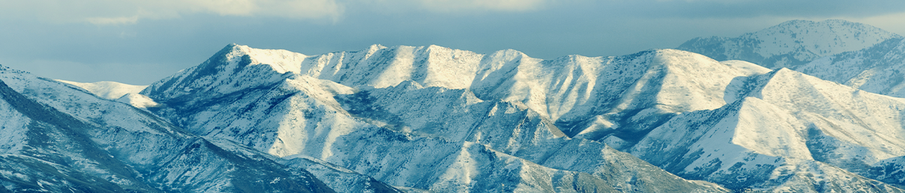 Mountains with snow