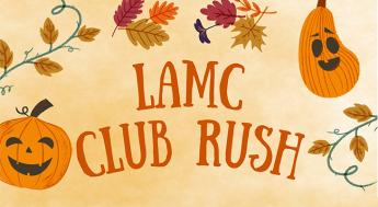 ASO Club Rush with illustrations of pumpkins and leaves