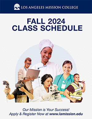 Fall Class Schedule cover
