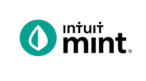 Intuit Mint Icon- black lettering with green circle